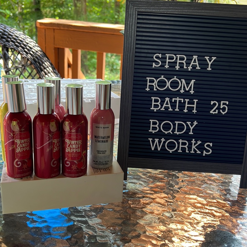 Spray r room  bath body work  6 total